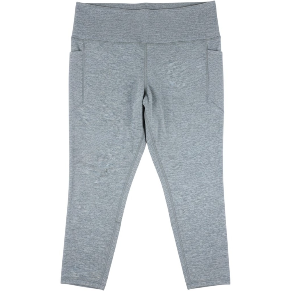 Athleta Salutation Stash Pocket II Softluxe Tight Green Heather Leggings Large P